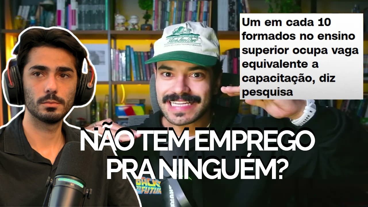 Desindustrialização Brasileira - Economista Reage a Faculdade não vale mais nada no Brasil